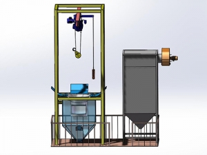 平臺(tái)式噸袋拆包及氣力輸送系統(tǒng)